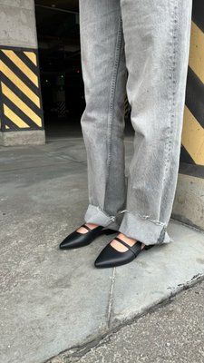 Туфлі Софі чорна шкіра зі шкіряною підкладкою, 36 розмір W00087436 фото